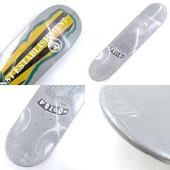 【未使用】ボルコム YOUTH AGAINST ESTABLISHMENT スケートボード デッキ SIL T671700 VOLCOM 90年代 ビンテージ デットストックの画像