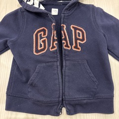 baby GAP 18〜24months 紺色フード付きアウターの画像