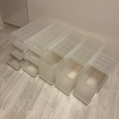 無印良品　ポリプロピレン　収納ストッカー　の画像