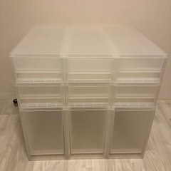 無印良品　ポリプロピレン　収納ストッカー　の画像