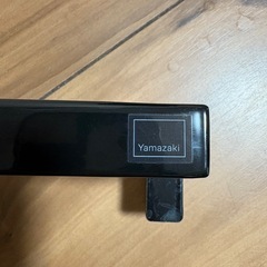 山崎実業　Yamazaki  タオルハンガー　黒　ブラック　中古の画像