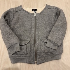 baby GAP 80 アウター ボルドーカーディガン　2点セットの画像