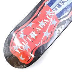 【未使用】ボルコム YOUTH AGAINST ESTABLISHMENT スケートボード デッキ ブラック VOLCOM 独立記念日スペシャル ビンテージ デットストックの画像