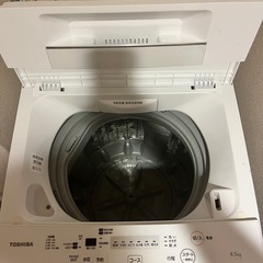 TOSHIBA 　ステンレスドラム洗濯機　4.5kgの画像