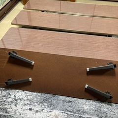 昭和レトロ 折りたたみテーブル 4台セット／行事・イベント・自治会・作業台に
の画像