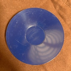 プラスチック製　茶托　青色　3枚まとめの画像