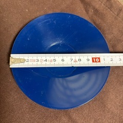 プラスチック製　茶托　青色　3枚まとめの画像