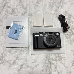 【新品未使用】5K録画 デジタルカメラ スマホに送れるデジカメ 7500万画素Wi-Fi機能の画像