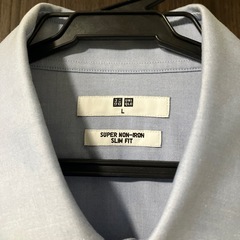 UNIQLO ノンアイロンシャツ Lサイズの画像