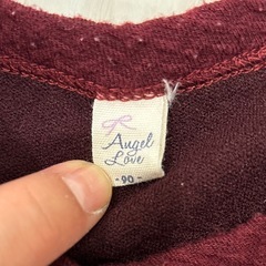 baby GAP 80 アウター ボルドーカーディガン　2点セットの画像