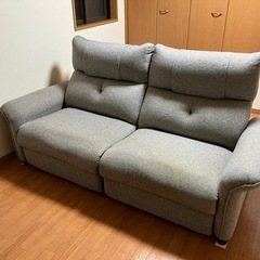 ニトリ nitori 電動リクライニングソファ 3人掛け ピュールの画像