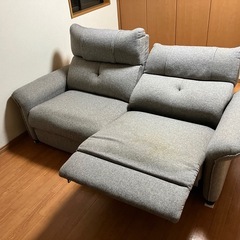 ニトリ nitori 電動リクライニングソファ 3人掛け ピュールの画像