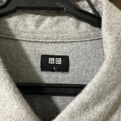 UNIQLO 綿シャツ Lサイズの画像