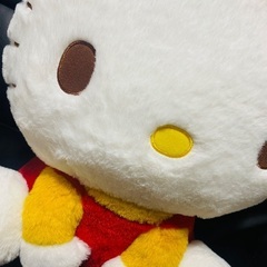 新品タグ付 ハローキティおすわりドールクラシカルレッド ぬいぐるみの画像