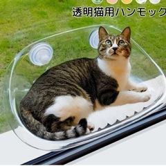 新品未使用窓につける猫用ベットの画像