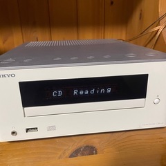 【商談中になりました】オンキヨーONKYO インテリアオーディオ　CR-U3  Bluetooth FM  リモコン付き の画像