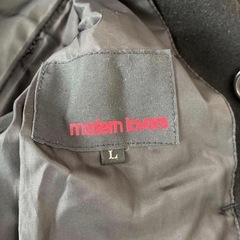 modern lovers メンズ　ピーコート　Pコート　黒　ブラック　Lサイズの画像