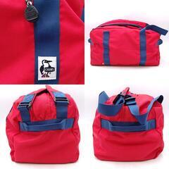 [未使用] チャムス Recycle CHUMS Small 2Way Boston リサイクルチャムススモール2ウェイボストン レッド CH60-3218 CHUMSの画像