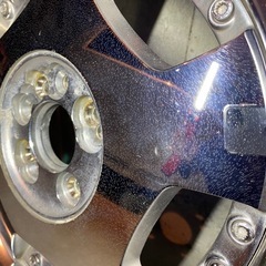 希少!! WORK EURO LINE DH 5.5J ワーク ユーロライン 15インチ メッキホイール Oディスクの画像