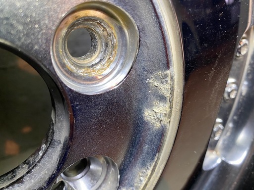 希少!! WORK EURO LINE DH 5.5J ワーク ユーロライン 15インチ メッキホイール Oディスク