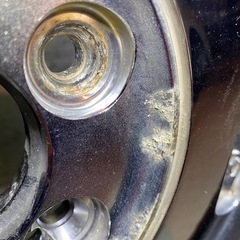 希少!! WORK EURO LINE DH 5.5J ワーク ユーロライン 15インチ メッキホイール Oディスクの画像