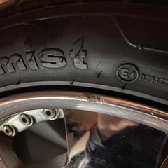 希少!! WORK EURO LINE DH 5.5J ワーク ユーロライン 15インチ メッキホイール Oディスクの画像