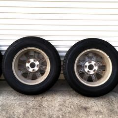 H56A？ パジェロミニ アルミホイール 175/80R15 DUELER H/T 15インチ 5本セット ※長期倉庫内在庫品 ※引き取りまたは指定駅渡しの画像