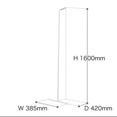 【お引き取りのみ】山崎実業　tower ハンガーラックの画像