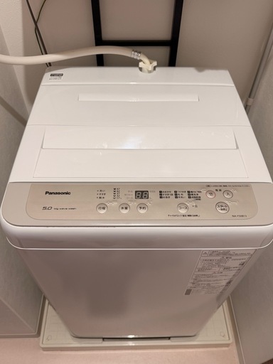 Panasonic 縦型洗濯機 本体 2019年製 ホワイト