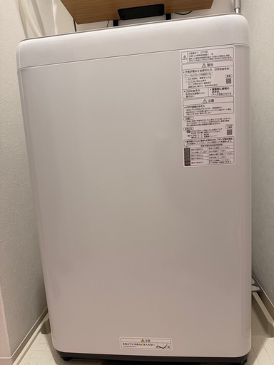 Panasonic 縦型洗濯機 本体 2019年製 ホワイト