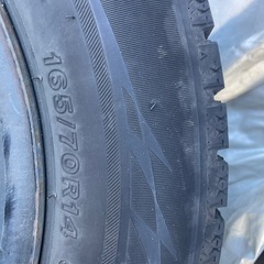 165/70R14 スタッドレスタイヤ ホイールの画像
