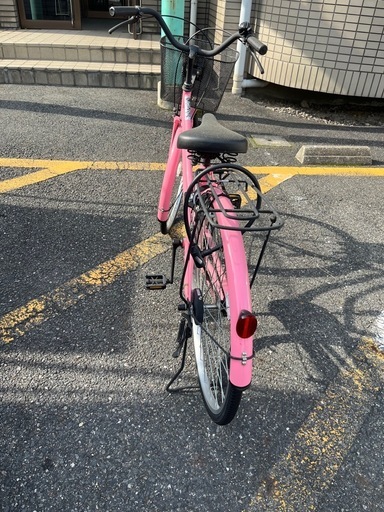 ピンク自転車