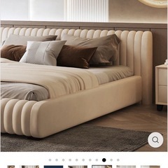 【ベッド】北欧風 スタイリッシュ  indoorplus【超美品】の画像