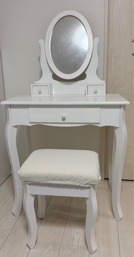 ドレッサー（椅子付き） (xsun888) 吹上のドレッサーの中古あげます