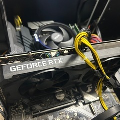 Ryzen5 3600 16GB GALAKURO RTX3060ti SSD 480GB ゲーミングPC 自作の画像