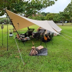 tomount ロッジテント
＋ウィングタープ の画像