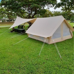 tomount ロッジテント
＋ウィングタープ の画像