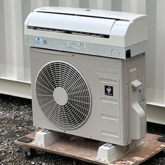 格安！◇シャープ エアコン 14畳用 2018年製 プラズマクラスター 内部洗浄 AY-H40S 取付け可！高圧洗浄済み ! !　ルーバー難ありの画像