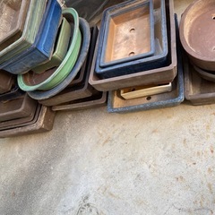 植木鉢　盆栽鉢　全部60鉢の画像