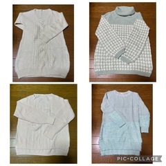 値下げしました!【新品未使用品あり】冬物レディース　まとめて9点の画像