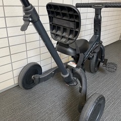 のりかえ三輪車【DX】 押し棒付き 布ベルト付き 背もたれ付き 
の画像