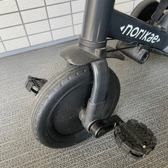 のりかえ三輪車【DX】 押し棒付き 布ベルト付き 背もたれ付き 
の画像