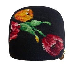 【美品】Lake Alster レイクアルスター 花柄刺繍ポーチ 財布の画像