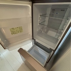 SHARP 冷蔵庫 137L（SJ-GD14D-C）2017年製の画像