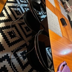 arrben (アルベン) 本革クロームフレームチェア6脚SET Ursulaの画像