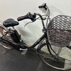 東京23区配達無料🌈🚲13.2Ah🌈新基準 Panasonic パナソニック ビビDX 13.2Ah リチウム 電動自転車中古　1966の画像