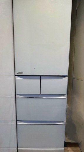 三菱 5ドア冷蔵庫 MR-B46A-W