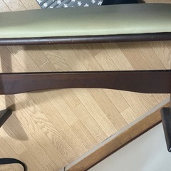 伸縮テーブル　ベンチの画像