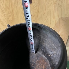 鉄製火消し壺 ①の画像