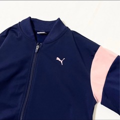 レディース PUMA プーマ ジャージ トラックジャケット ネイビー ピンク M
の画像